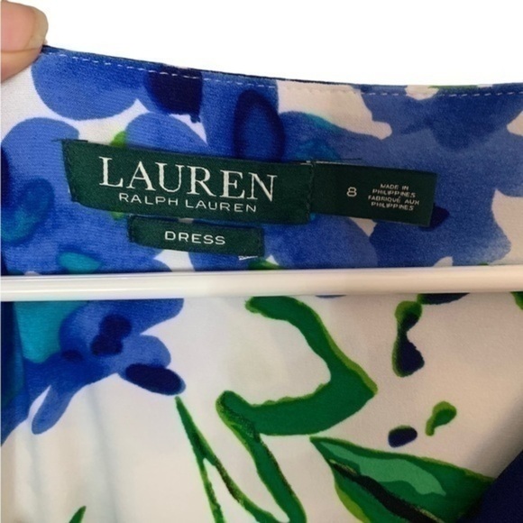 Lauren Ralph Lauren Floral Ruched MIDI Dress Size 8 And 10 - Picture 3 of 3